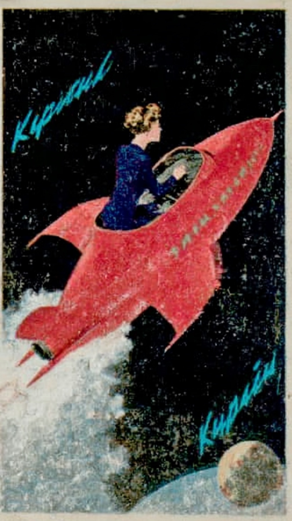 A pilot riding the vessel.